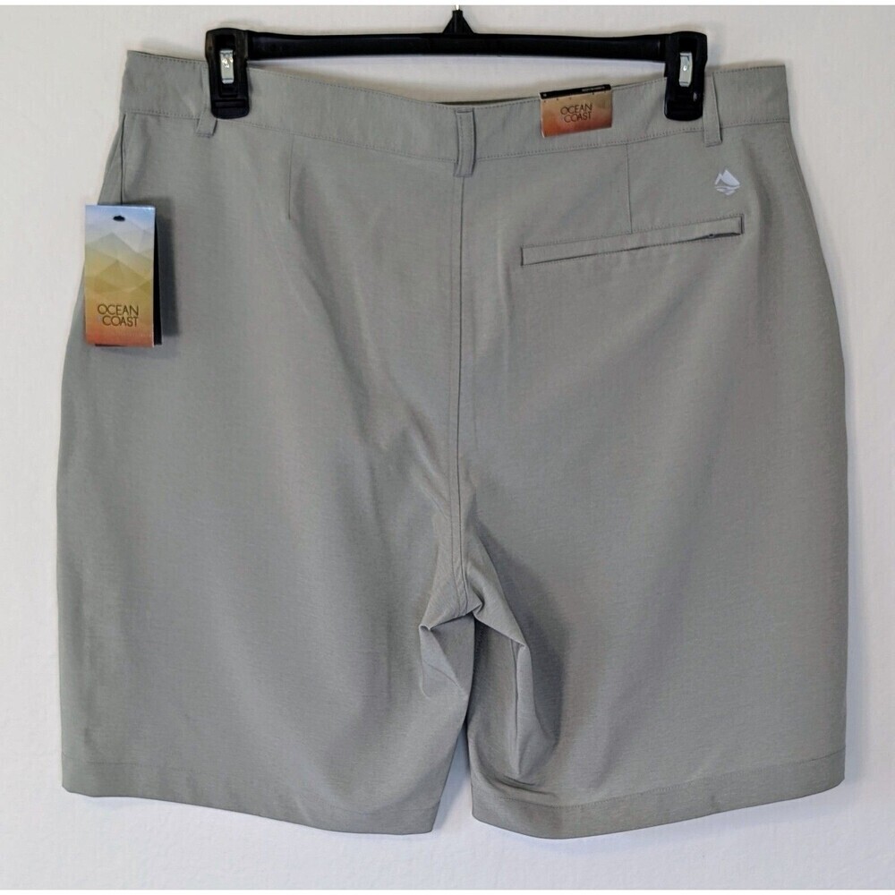 Ocean + Coast Men’s Performance Shorts Size 38 Stretch Zip Pocket 9” Inseam NWT